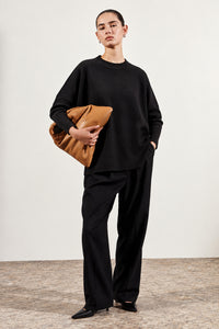 T-SLEEVE KNITTED SWEATER