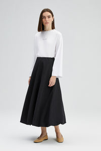 ELASTIC WAIST BALLON SKIRT