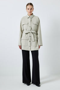 CONTRAST STITCHING SHIRT