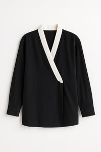 DOUBLE BREASTED CUPRA KIMONO