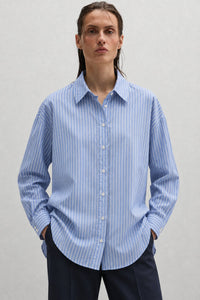 THIN STRIPED OVERSIZE SHIRT