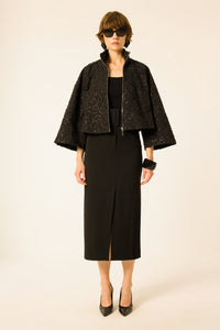 JACQUARD SEQUINED JACKET