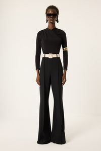 DRAPED BODYSUIT