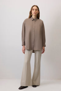 RELAXED FIT POPLİN GÖMLEK