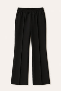 RIBBED CREPE TROUSERS