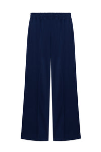 RIBBED CREPE TROUSERS