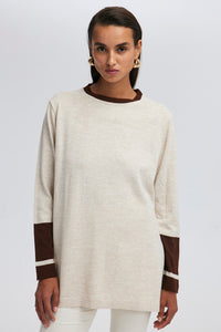 SPLIT DETAILED KNIT TUNIC