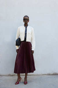 PLEATED SKIRT
