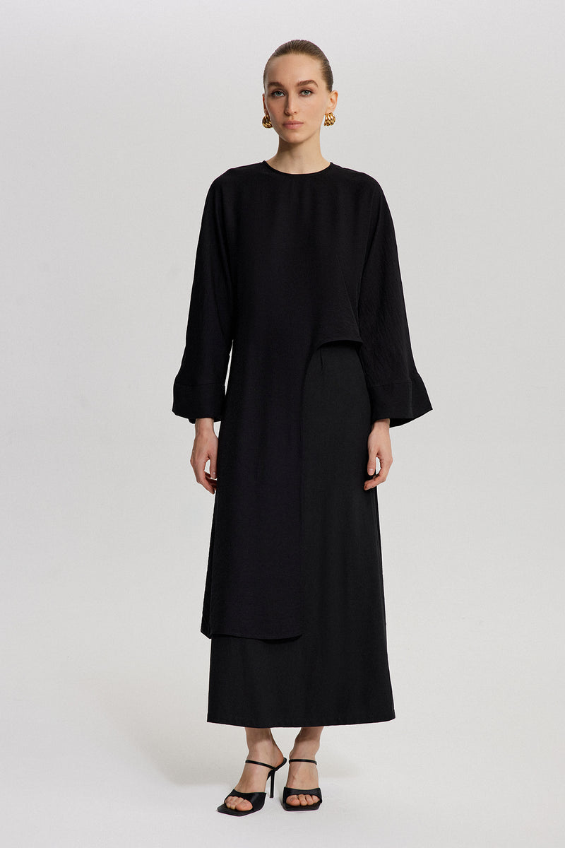 LONG TUNIC WITH FRONT SLIT – Touché Europe