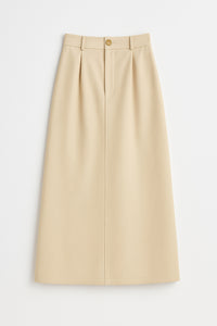 PLEATED A LINE SKIRT