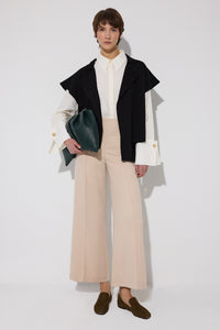 WIDE-LEG PANTS WITH ELASTIC WAISTBAND