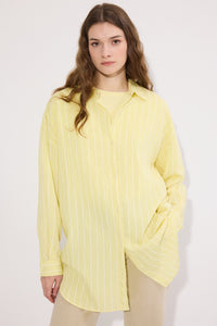 STRIPED VISCOSE SHIRT