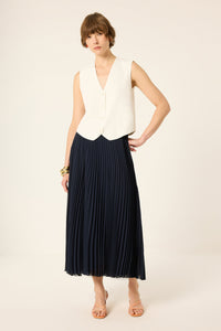 BUTTONED KNIT VEST