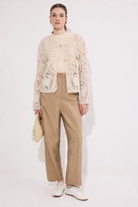 WIDE LEG CUPRA TROUSERS